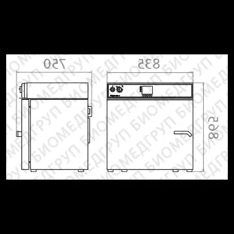Камера испытательная тепло, 5 выше комн....300С, M115, 115 л, Binder, 90100202