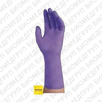 Перчатки нитриловые, длина 30 см, толщина 0,15/0,12/0,09, рельефная поверхность пальцев NitrileXtra, фиолетовый, KimberlyClark, 97612уп, размер M, 50 шт.