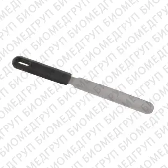 Шпатель с ручкой из поливинилхлорида, длина 400 мм, лопатка 30045 мм, автоклавируемый, нержавеющая сталь, Bochem, 3504