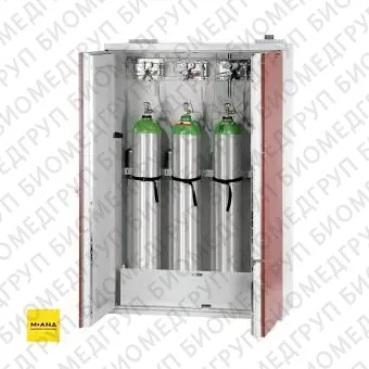 Шкаф для газовых баллонов, 450 л или 810 л, 30 мин, EcoXXL, Duperthal, 73201460021
