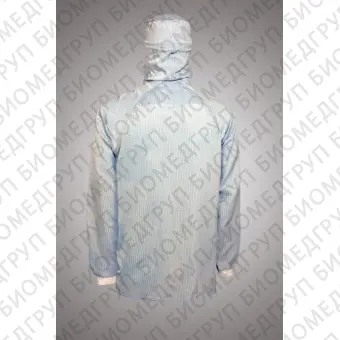Куртка для чистых помещений, с капюшоном, на короткой молнии, с маской, ЛТО, КР.19