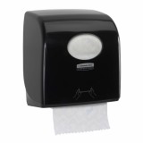 Диспенсер для рулонных полотенец Aquarius Slimroll, настенный, черный, Kimberly-Clark, 7956