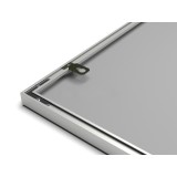 Алюминиевая рамка серебро 200х200